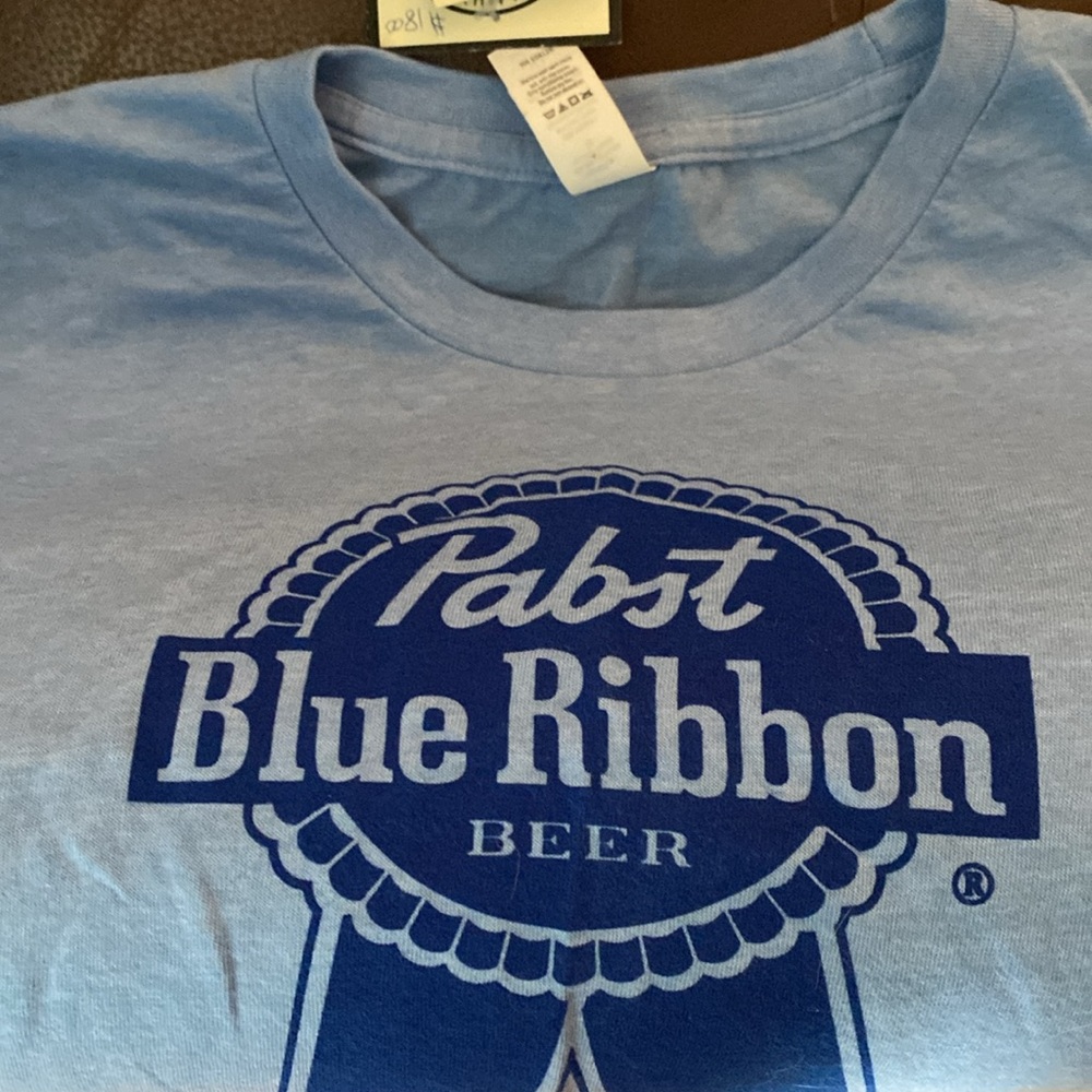 UNISEX PBR pabst blue ribbon beer - Picture 2 of 2